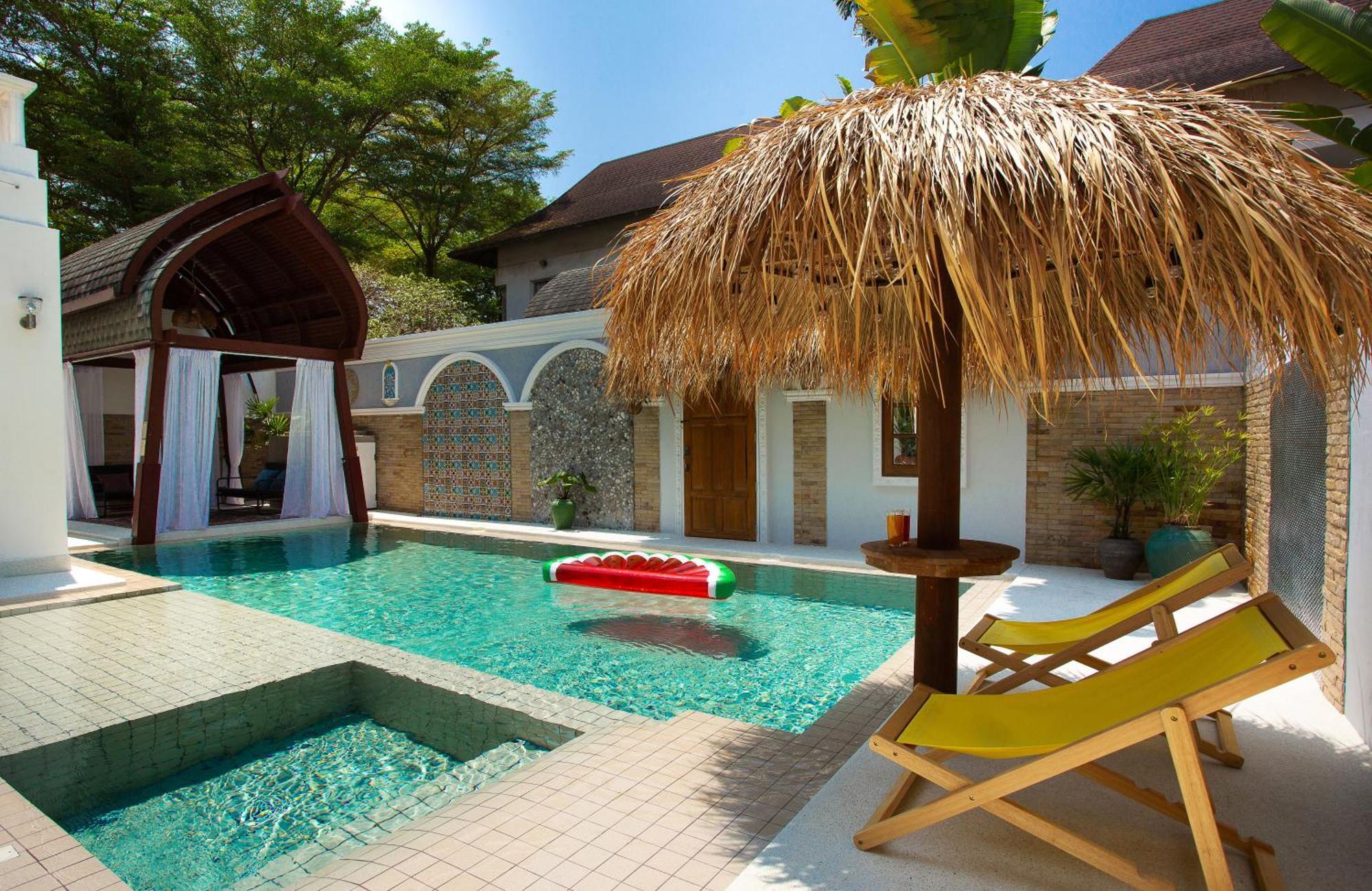 Nagawari Art Maldives Pattaya Villa Praia de Jomtien Exterior foto